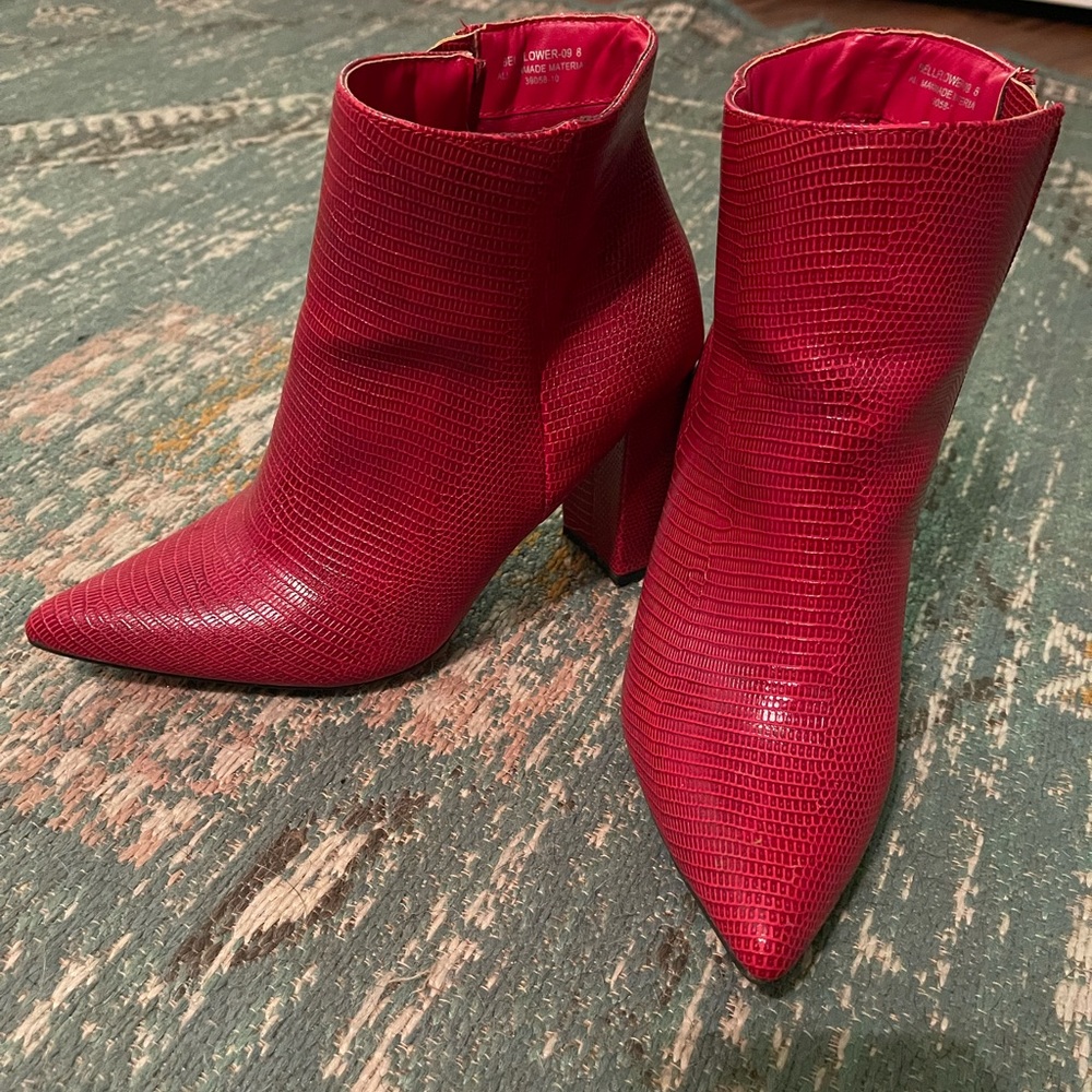 Red booties